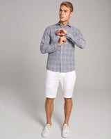 BS Sebastian Casual Modern Fit Skjorte - Blue