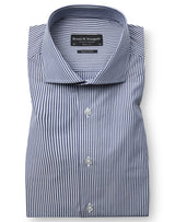 BS Mcdonald Modern Fit Skjorte - Navy/White