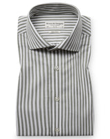 BS Capela Slim Fit Skjorte - Green/White