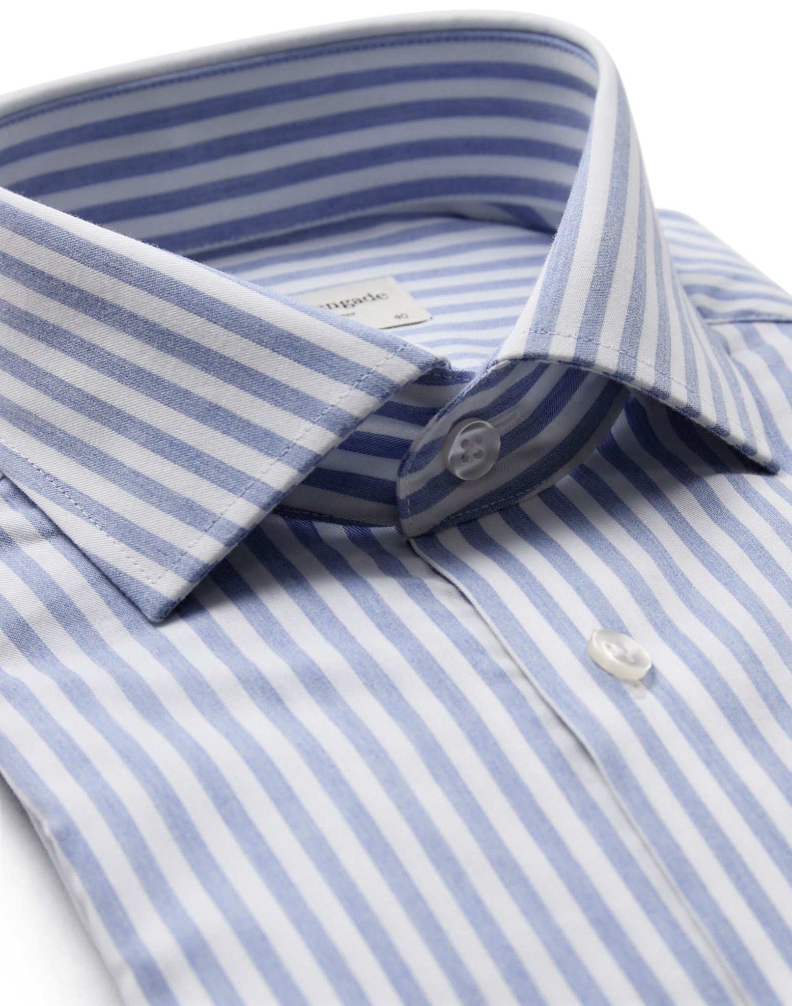 BS Griffin Slim Fit Skjorte - Light Blue/White