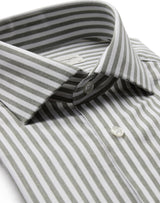 BS Capela Slim Fit Skjorte - Green/White