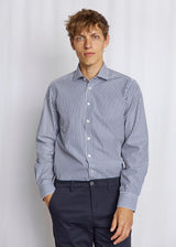 BS Julio Modern Fit Skjorte - Navy/White