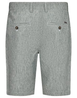 BS Darion Regular Fit Shorts - Rain Forrest/White