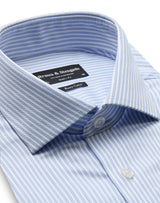 BS Alexei Modern Fit Skjorte - Light Blue/White