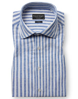 BS O'Sullivan Casual Modern Fit Skjorte - Blue/White