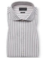 BS Rubio Casual Modern Fit Skjorte - Grey/White