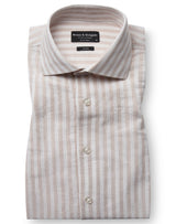 BS O'Sullivan Casual Modern Fit Skjorte - Sand/White