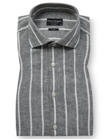 BS Freitas Casual Modern Fit Skjorte - Green/White