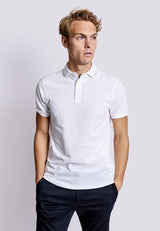 BS Monir Regular Fit Polo - White