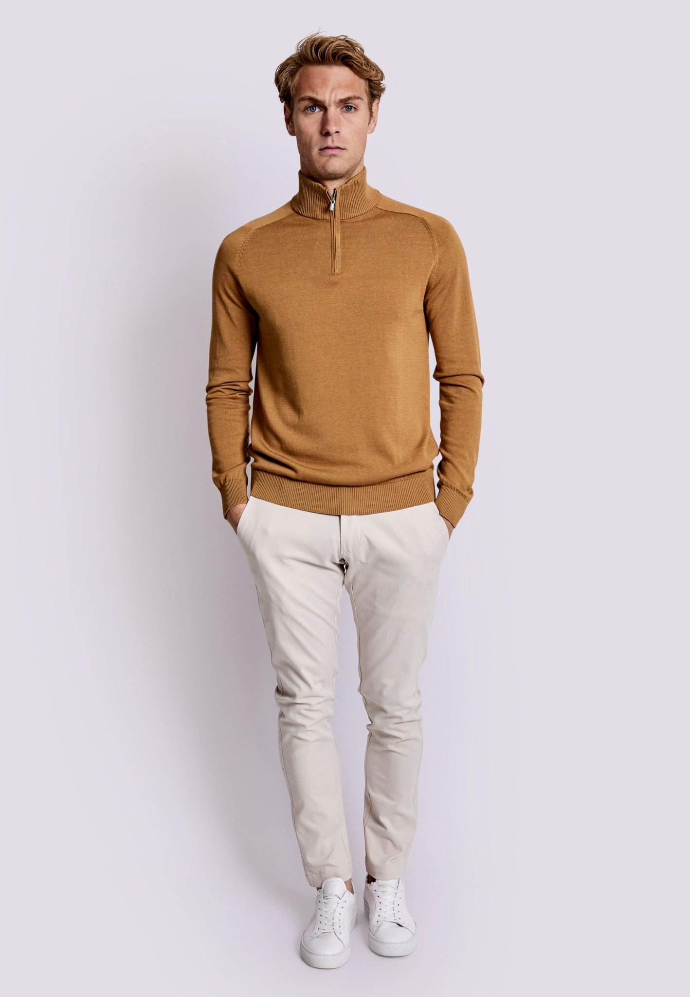 BS Hervey Regular Fit Knitwear - Tan