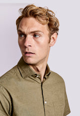 BS Gandia Casual Modern Fit Skjorte - Army