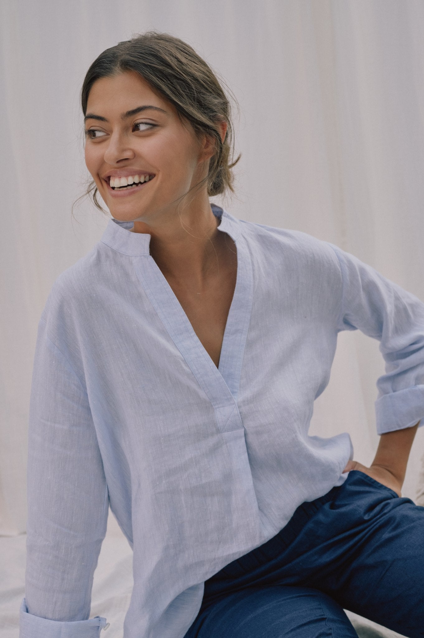 BS Eulalia Skjorta - Light Blue