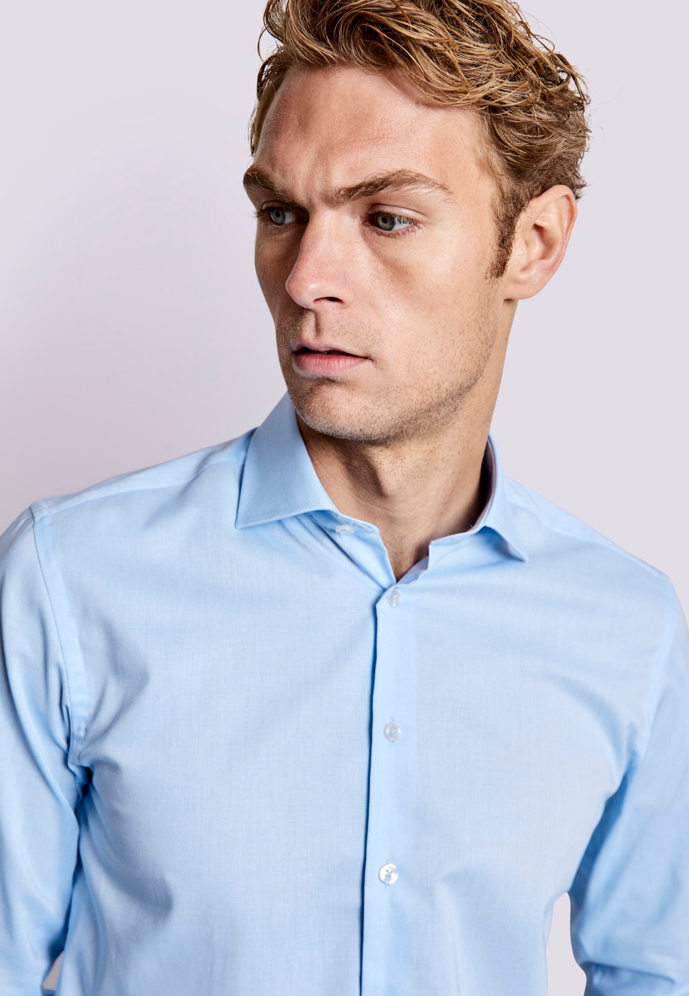 BS Giggs Modern Fit Shirt - Light Blue