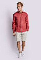 BS Sevilla Casual Slim Fit Skjorte - Rust