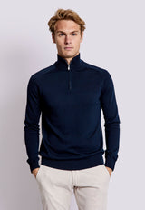 BS Hervey Regular Fit Strik - Navy