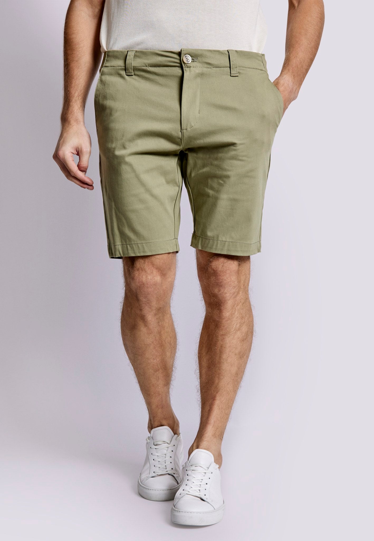 BS Massimo Regular Fit Shorts - Green