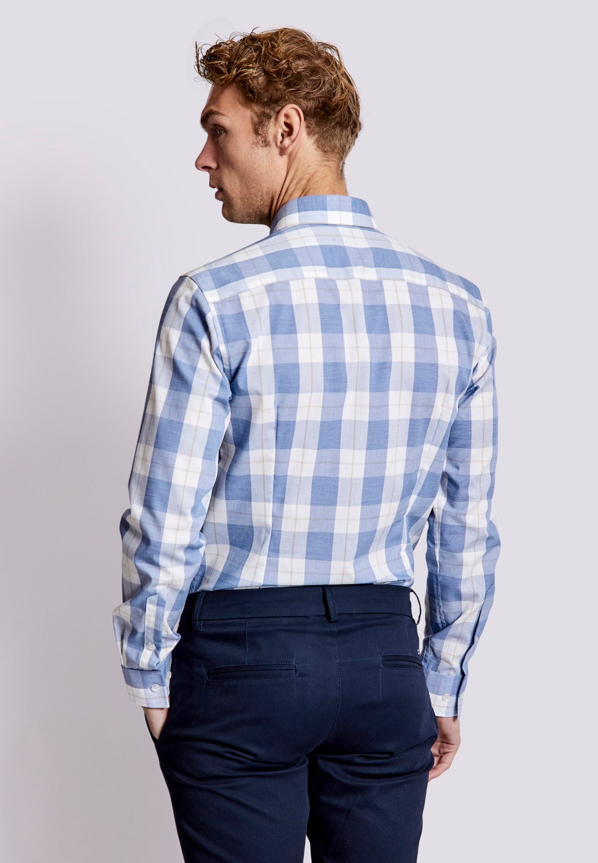 BS Elordi Slim Fit Skjorte - Blue