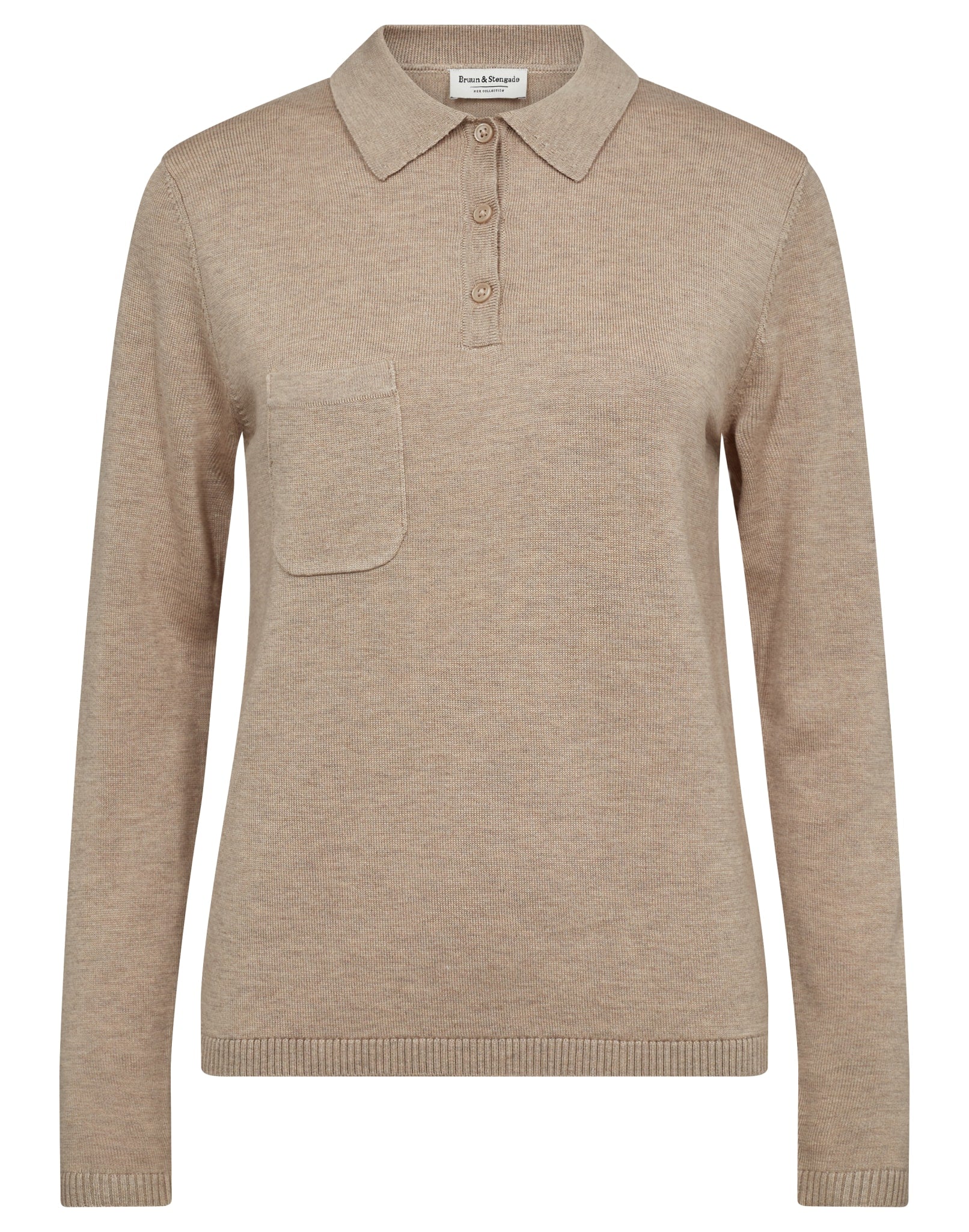 BS Celestina Regular Fit Strik - Sand