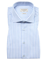 BS Javon Slim Fit Skjorte - Light Blue/White