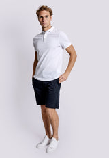 BS Monir Regular Fit Polo - White