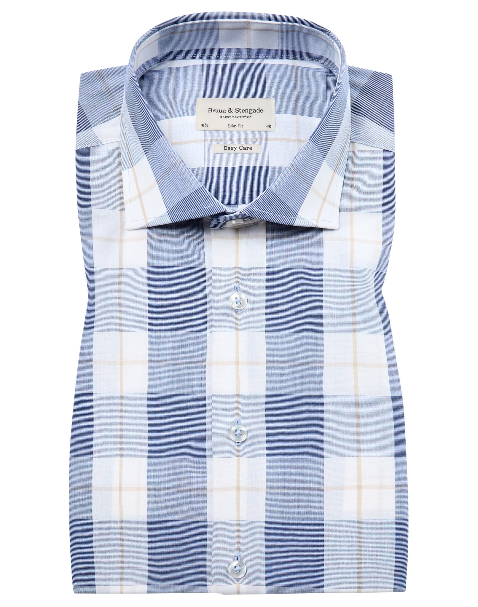 BS Elordi Slim Fit Skjorte - Blue