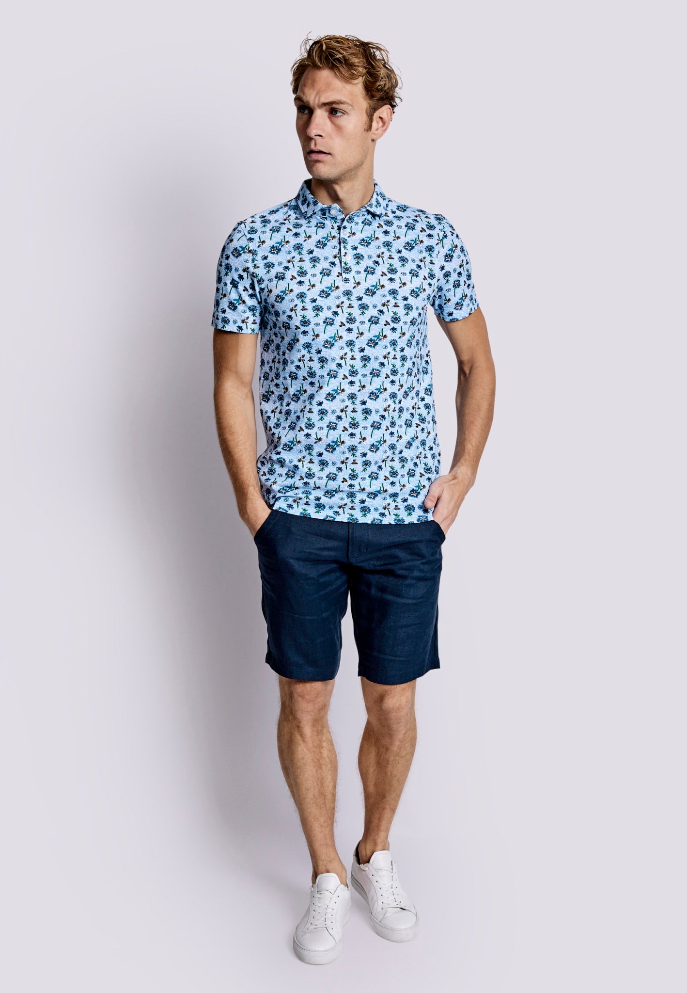 BS Rocky Regular Fit Polo Shirt - Light Blue