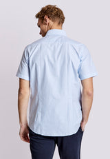 BS Jarette Modern Fit Skjorte - Light Blue/White