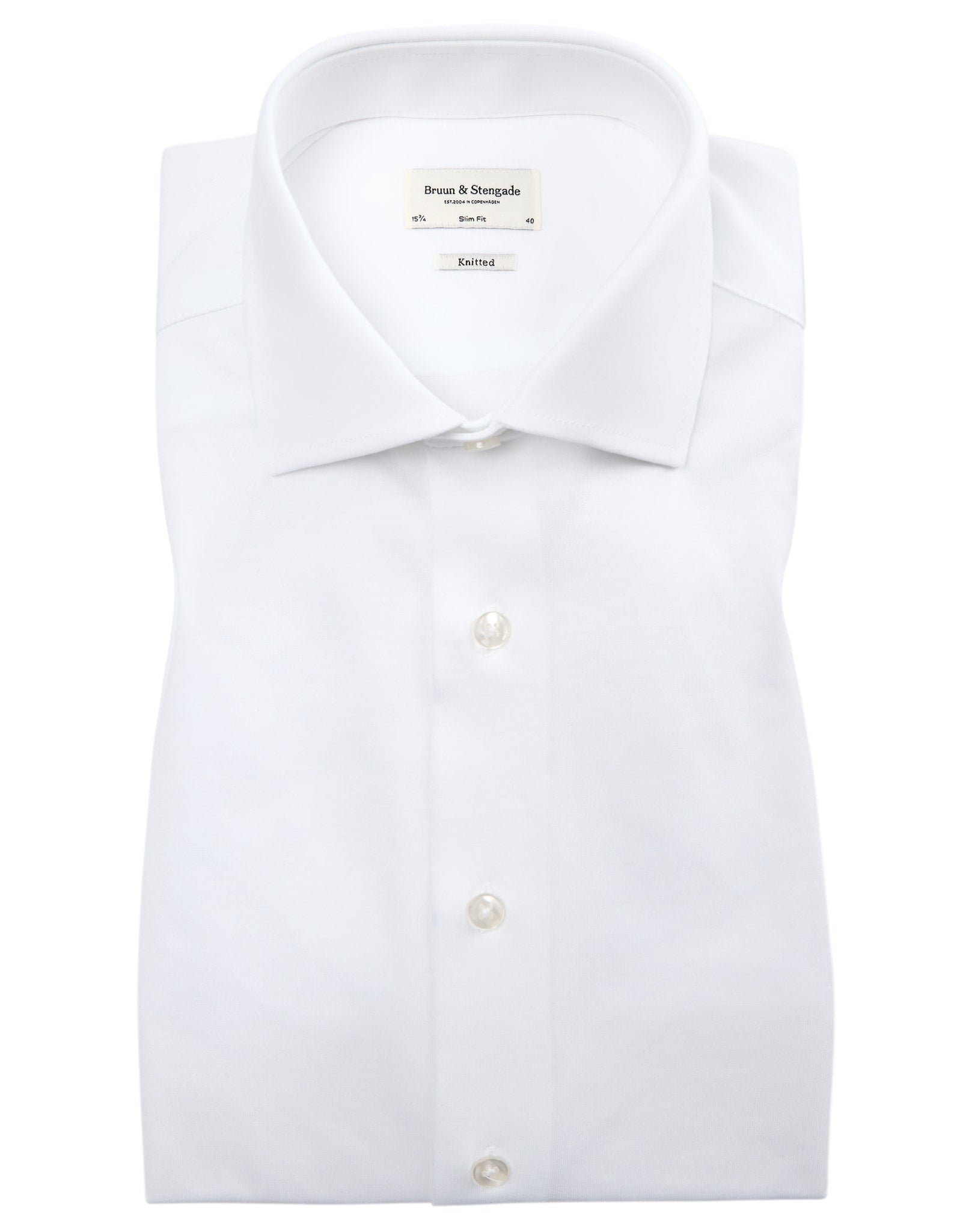 BS Miller Slim Fit Skjorte - White
