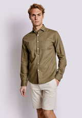 BS Ferrol Casual Slim Fit Skjorte - Army