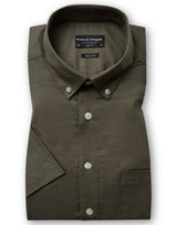 BS Kelce Modern Fit Skjorte - Army