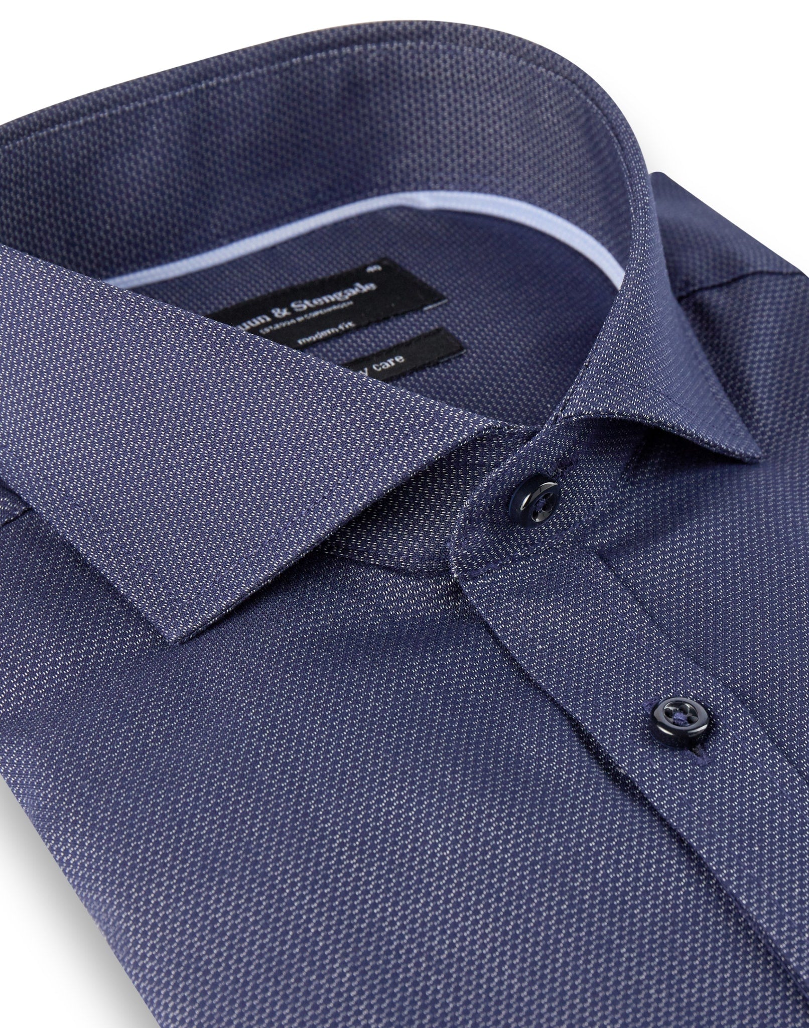 BS Matteo Modern Fit Skjorta Navy - Navy