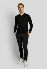 BS Uranus regular fit Strik - Black