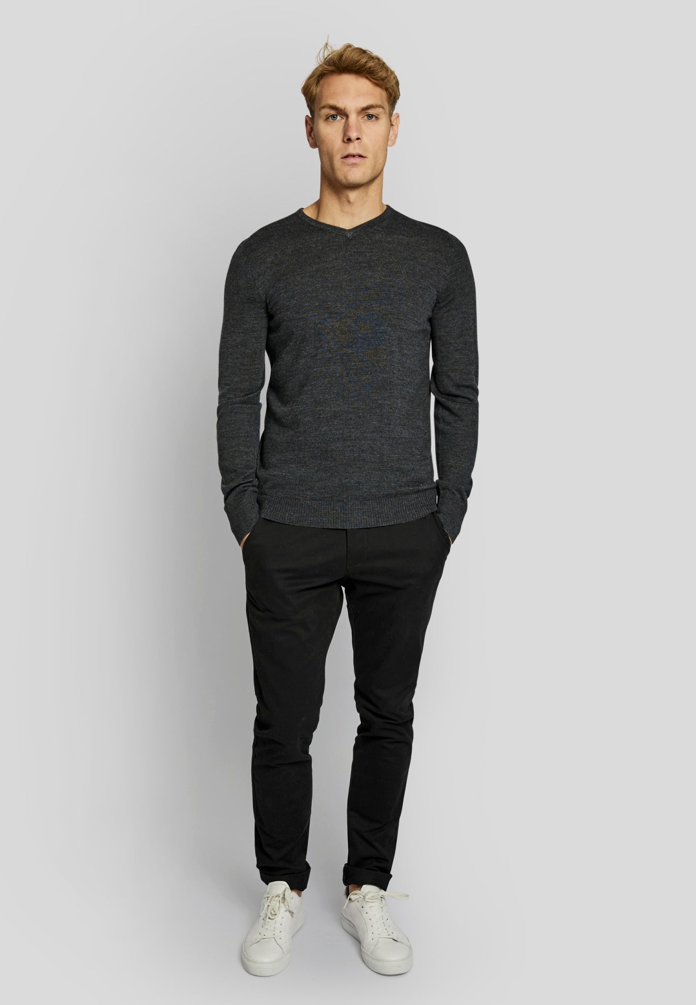 BS Uranus regular fit Strik - Grey