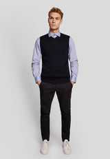 BS Merkur regular fit Strik - Navy