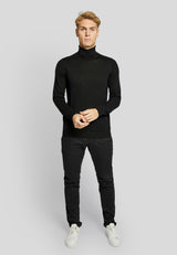 BS Saturn regular fit Strik - Black