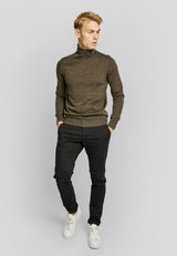 BS Saturn regular fit Strik - Brown