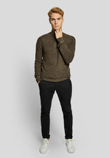 BS Elliot regular fit Strik - Brown