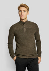 BS Elliot regular fit Strik - Brown