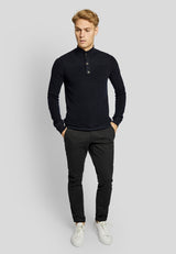 BS Elliot regular fit Strik - Navy