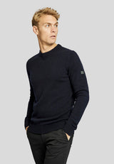 BS Hugo regular fit Strik - Navy