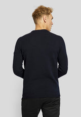 BS Hugo regular fit Strik - Navy