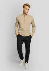 BS Conrad regular fit Strik - Sand