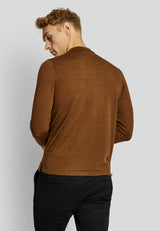 BS Loui regular fit Strik - Tobacco