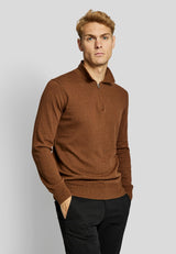 BS Marius regular fit Strik - Tobacco