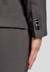 BS Skiathos slim fit blazer - Grey