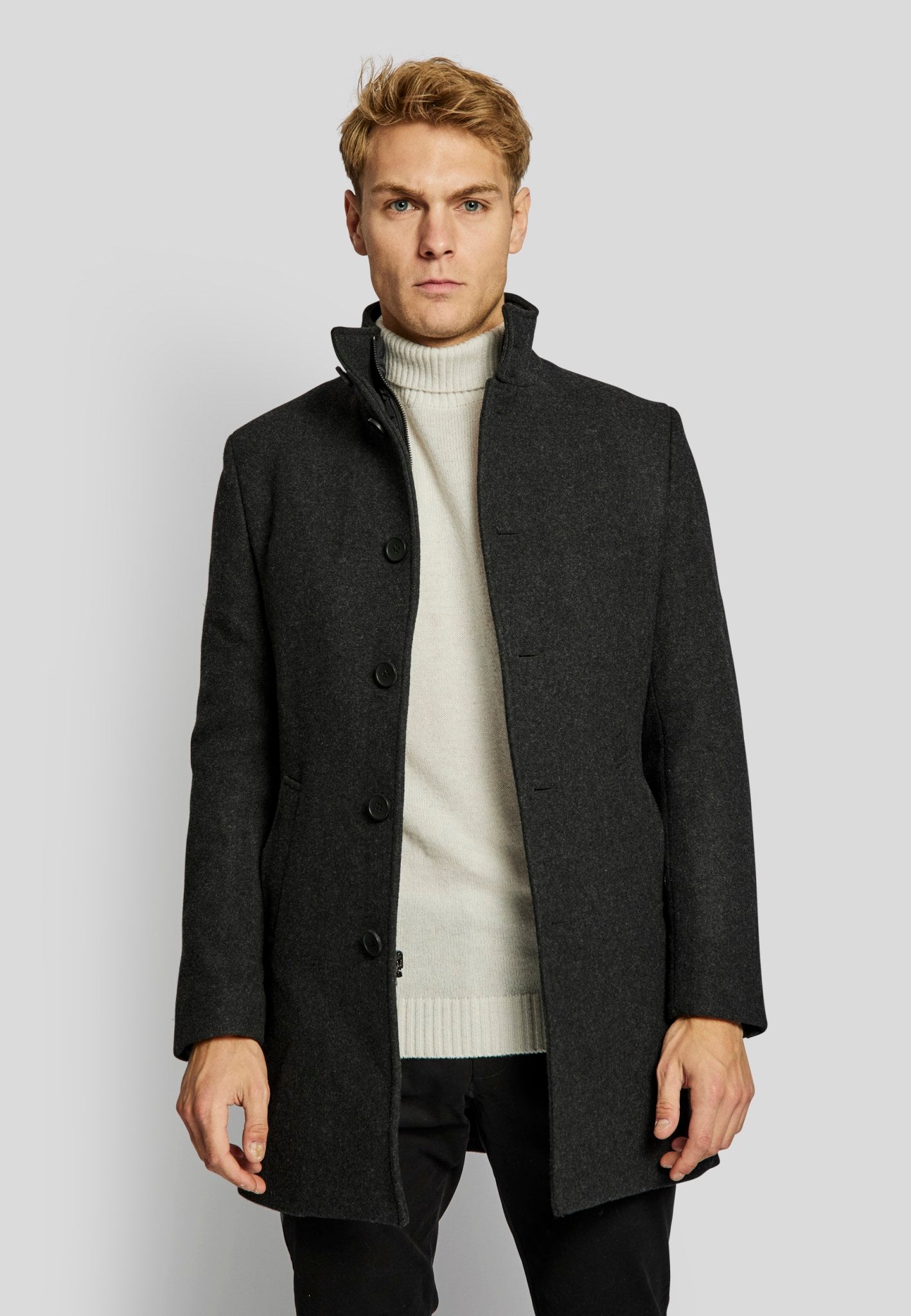 BS Ontario slim fit Frakke - Charcoal