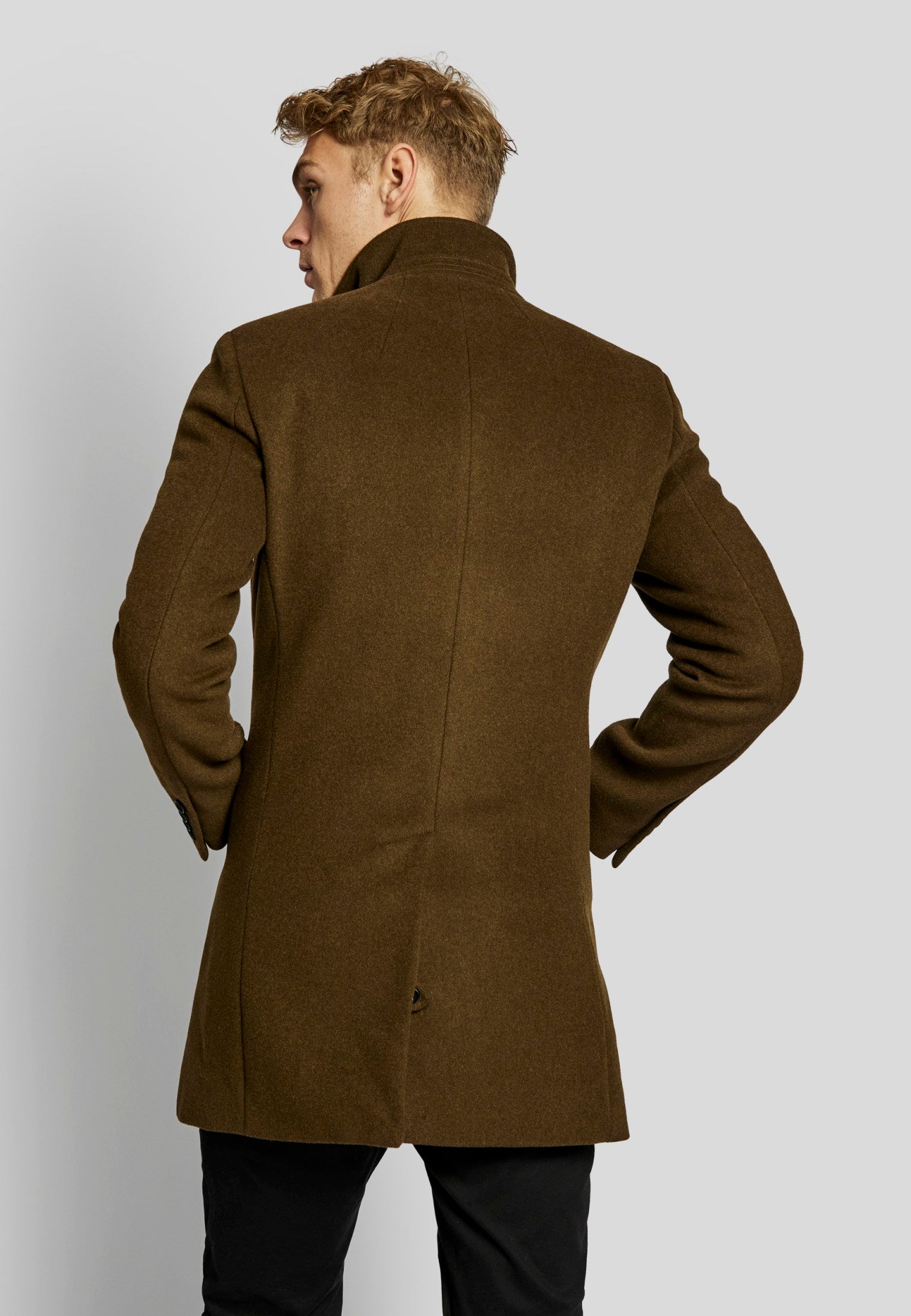 BS Ontario slim fit Frakke - Tobacco