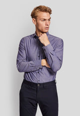 BS Dufresne slim fit Skjorte - Blue