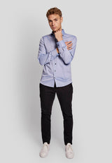 BS Kellerman slim fit Skjorte - Blue