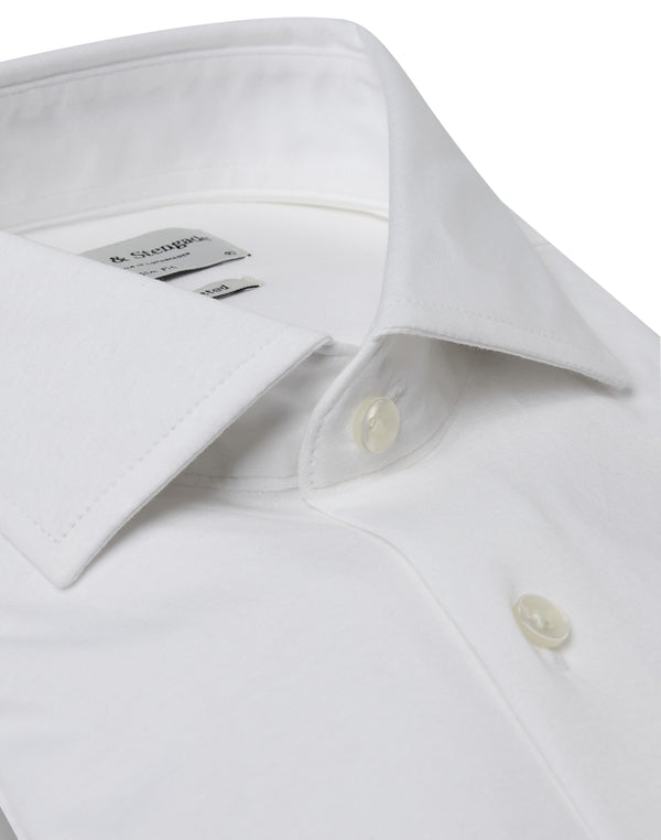 BS Rice Slim Fit Skjorte - White